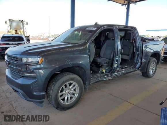 2020 Chevrolet Silverado 1500 RST z VIN 3GCPWDED6LG179578, wystawiony jako Copart lot #64840825 z przebiegiem 79 806 mil mil oraz Szkoda całkowita • Salvage title. Historia ofert i sprzedaży dostępna na DreamBid. Obrazek 1.