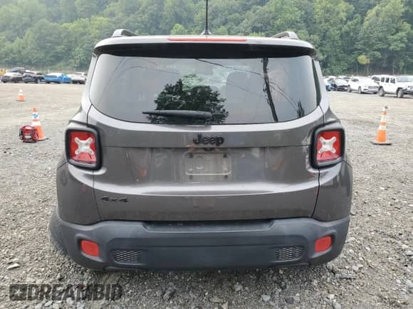 2017 Jeep Renegade Altitude with VIN ZACCJBBH4HPF49229, listed as a Copart auction lot 67680535 with 73,556 mi miles and Salvage title. Bid and sale history available at DreamBid. Image 6.
