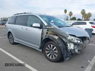 2020 Toyota Sienna XLE with VIN 5TDDZ3DC5LS232348, listed as a IAAI auction lot 43335348 with 48,421 mi miles and . Bid and sale history available at DreamBid. Image 1.