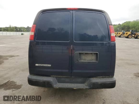 2008 Chevrolet Express Cargo with VIN 1GCFG15X181158693, listed as a Copart auction lot 51988455 with 170,349 mi miles and Salvage title. Bid and sale history available at DreamBid. Image 6.