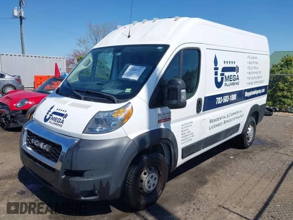 2019 Ram ProMaster Cargo with VIN 3C6TRVBG4KE505910, listed as a IAAI auction lot 42048727 with 175,868 mi miles and . Bid and sale history available at DreamBid. Image 2.