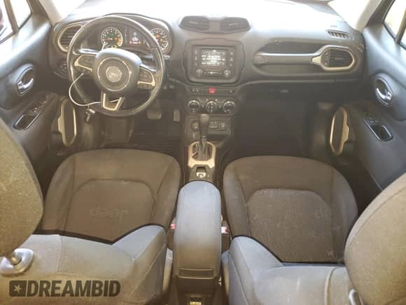 2017 Jeep Renegade Latitude with VIN ZACCJBBB4HPG16374, listed as a Copart auction lot 80868585 with 160,290 mi miles and Salvage title. Bid and sale history available at DreamBid. Image 8.