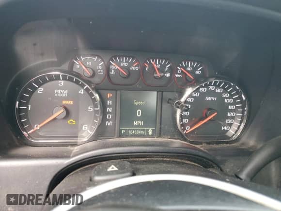 2015 GMC Sierra 1500 with VIN 1GTV2TEH3FZ435809, listed as a Copart auction lot 55843245 with 164,694 mi miles and Clean title. Bid and sale history available at DreamBid. Image 9.