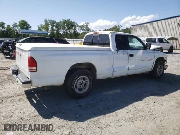 1999 Dodge Dakota SLT with VIN 1B7GL22X0XS237307, listed as a Copart auction lot 58058365 with 280,793 mi miles and Salvage title. Bid and sale history available at DreamBid. Image 3.