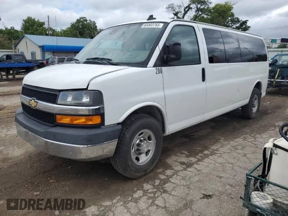 2020 Chevrolet Express Passenger LT с VIN 1GAZGPFG8L1170839, выставлен на аукционе Copart как лот 65803765 с пробегом 88 757 миль миль и Списание • Salvage title. История ставок и продаж доступна на DreamBid. Изображение 1.