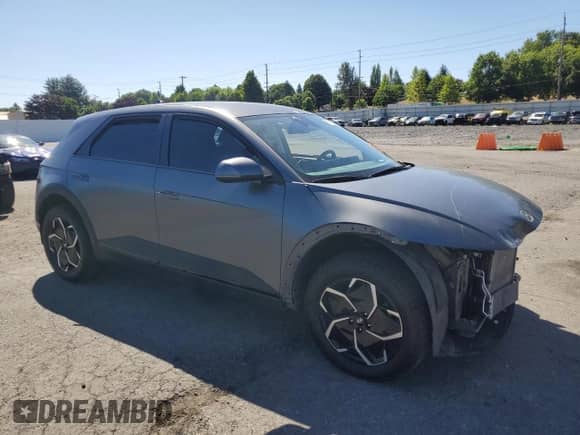 2022 Hyundai Ioniq 5 SEL with VIN KM8KNDAF9NU102588, listed as a Copart auction lot 68158415 with 35,654 mi miles and Salvage title. Bid and sale history available at DreamBid. Image 4.