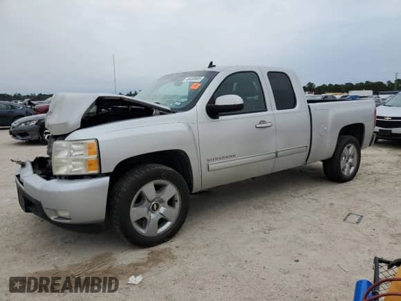 2010 Chevrolet Silverado 1500 LTZ with VIN 1GCSCTE06AZ202767, listed as a Copart auction lot 46430905 with 209,519 mi miles and Salvage title. Bid and sale history available at DreamBid. Image 1.