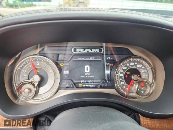 2019 Ram 1500 Longhorn with VIN 1C6SRFKTXKN839787, listed as a Copart auction lot 68684085 with 59,196 mi miles and Clean title. Bid and sale history available at DreamBid. Image 9.