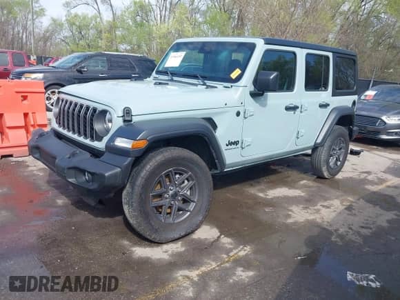 2024 Jeep Wrangler Willys с VIN 1C4PJXDG8RW250558, выставлен на аукционе IAAI как лот 41966152 с пробегом 4 083 миль миль и . История ставок и продаж доступна на DreamBid. Изображение 2.