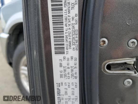 2012 Dodge RAM with VIN 3C6TD5KT5CG216472, listed as a Copart auction lot 78043684 with 222,757 mi miles and Salvage title. Bid and sale history available at DreamBid. Image 12.