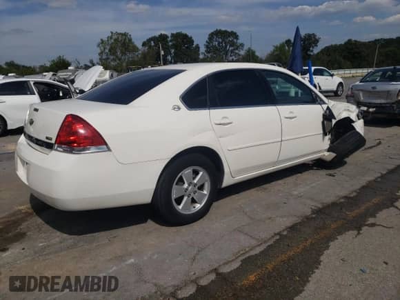 2007 Chevrolet Impala LT с VIN 2G1WT55K679113629, выставлен на аукционе Copart как лот 84444605 с пробегом 44 921 миль миль и Списание • Salvage title. История ставок и продаж доступна на DreamBid. Изображение 3.