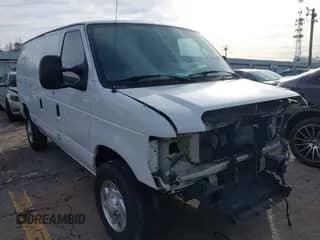 2013 Ford Econoline Cargo Commercial with VIN 1FTNE2EL8DDA63769, listed as a IAAI auction lot 41520478 with 156,000 mi miles and . Bid and sale history available at DreamBid. Image 1.