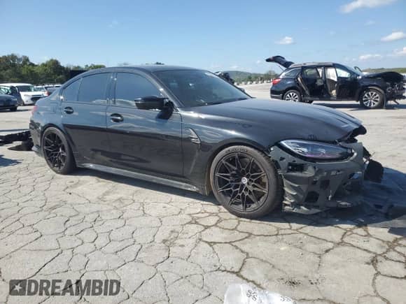 2023 BMW M3 с VIN WBS53AY08PFN61263, выставлен на аукционе Copart как лот 80928965 с пробегом 35 246 миль миль и Списание • Salvage title. История ставок и продаж доступна на DreamBid. Изображение 4.
