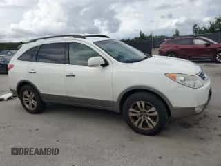 2012 Hyundai Veracruz GLS with VIN KM8NUDCC4CU183774, listed as a Copart auction lot 82235185 with 188,416 mi miles and Salvage title. Bid and sale history available at DreamBid. Image 4.