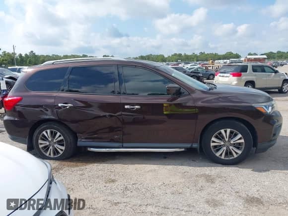 2019 Nissan Pathfinder SL with VIN 5N1DR2MN3KC581063, listed as a IAAI auction lot 42311710 with 142,252 mi miles and . Bid and sale history available at DreamBid. Image 13.
