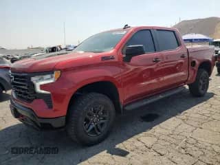2024 Chevrolet Silverado 1500 LT Trail Boss с VIN 3GCUDFE82RG342646, выставлен на аукционе Copart как лот 68695405 с пробегом 24 046 миль миль и Списание • Salvage title. История ставок и продаж доступна на DreamBid. Изображение 1.