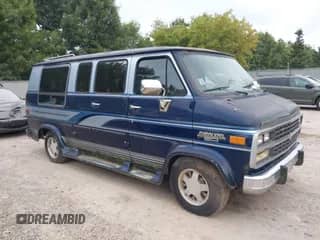 1995 Chevrolet Chevy Van with VIN 1GBEG25K7SF207058, listed as a IAAI auction lot 43184636 with 130,402 mi miles and . Bid and sale history available at DreamBid. Image 1.
