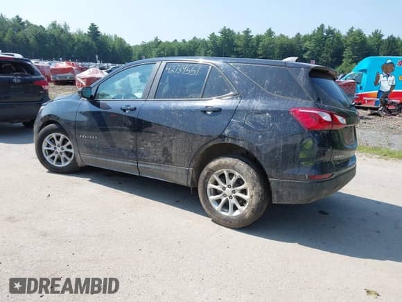 2020 Chevrolet Equinox LS with VIN 2GNAX5EV3L6245122, listed as a IAAI auction lot 42739551 with 95,937 mi miles and . Bid and sale history available at DreamBid. Image 3.