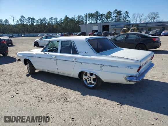 1963 Dodge Dart with VIN 7332595279, listed as a Copart auction lot 87917665 with 95,440 mi miles and Salvage title. Bid and sale history available at DreamBid. Image 2.