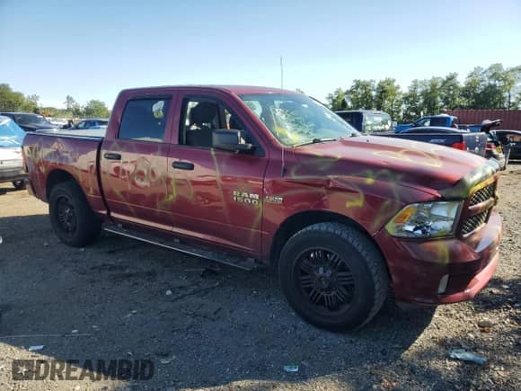2015 Ram 1500 Express with VIN 1C6RR7KT3FS773353, listed as a Copart auction lot 72010245 with Not provided miles and Salvage title. Bid and sale history available at DreamBid. Image 4.