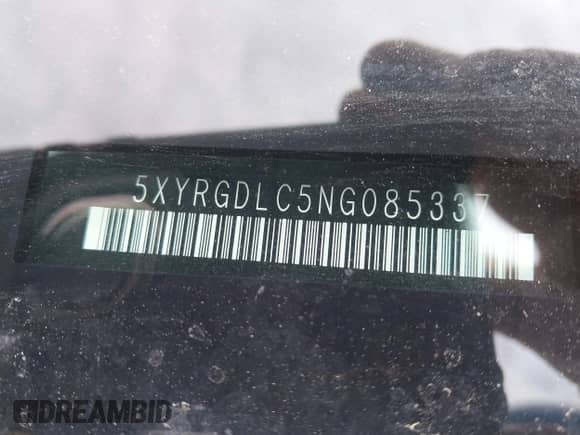 2022 Kia Sorento LX with VIN 5XYRGDLC5NG085337, listed as a IAAI auction lot 41642328 with 41,026 mi miles and . Bid and sale history available at DreamBid. Image 9.