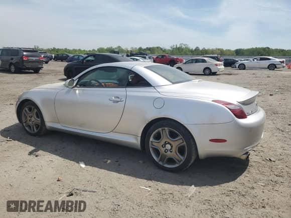 2007 Lexus SC 430 с VIN JTHFN45Y179013569, выставлен на аукционе Copart как лот 54328315 с пробегом 153 858 миль миль и Списание • Salvage title. История ставок и продаж доступна на DreamBid. Изображение 2.