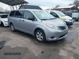 2011 Toyota Sienna with VIN 5TDKA3DC8BS002459, listed as a IAAI auction lot 41900138 with 213,466 mi miles and . Bid and sale history available at DreamBid. Image 1.