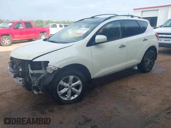 2009 Nissan Murano LE with VIN JN8AZ18WX9W101666, listed as a IAAI auction lot 43114095 with 157,846 mi miles and . Bid and sale history available at DreamBid. Image 2.