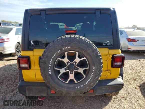 2020 Jeep Wrangler Rubicon with VIN 1C4HJXCG0LW183774, listed as a Copart auction lot 82626324 with Not provided miles and Salvage title. Bid and sale history available at DreamBid. Image 6.