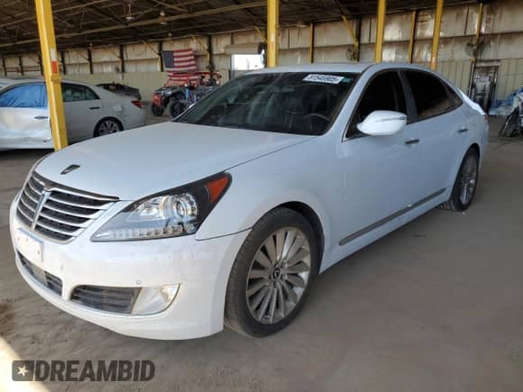 2016 Hyundai Equus Ultimate с VIN KMHGH4JH5GU105781, выставлен на аукционе Copart как лот 51545905 с пробегом 82 479 миль миль и Чистый • Clean title. История ставок и продаж доступна на DreamBid. Изображение 1.