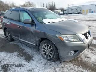 2016 Nissan Pathfinder Platinum with VIN 5N1AR2MM3GC624897, listed as a IAAI auction lot 41380308 with 114,524 mi miles and . Bid and sale history available at DreamBid. Image 1.