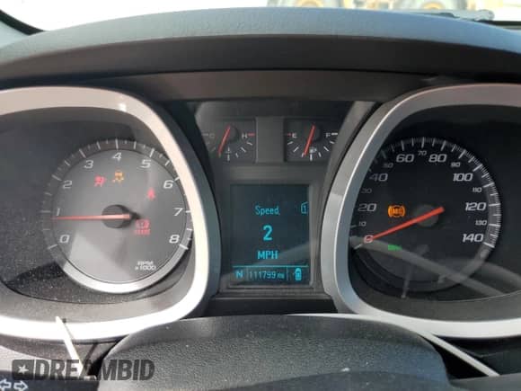 2012 Chevrolet Equinox 1LT with VIN 2GNALDEK2C1213237, listed as a Copart auction lot 85260035 with 111,799 mi miles and Salvage title. Bid and sale history available at DreamBid. Image 9.