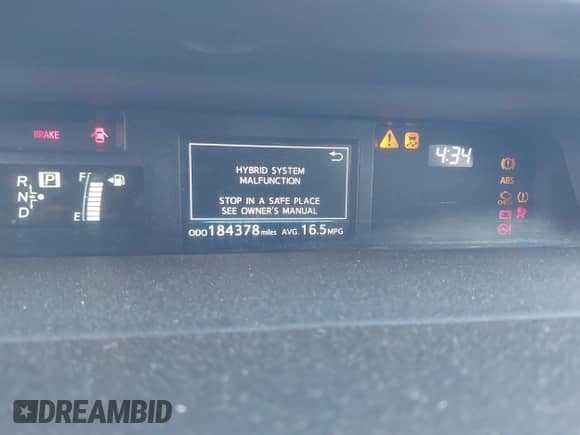 2016 Toyota Prius Two z VIN JTDZN3EU8GJ055239, wystawiony jako IAAI lot #43130786 z przebiegiem 184 378 mil mil oraz . Historia ofert i sprzedaży dostępna na DreamBid. Obrazek 7.