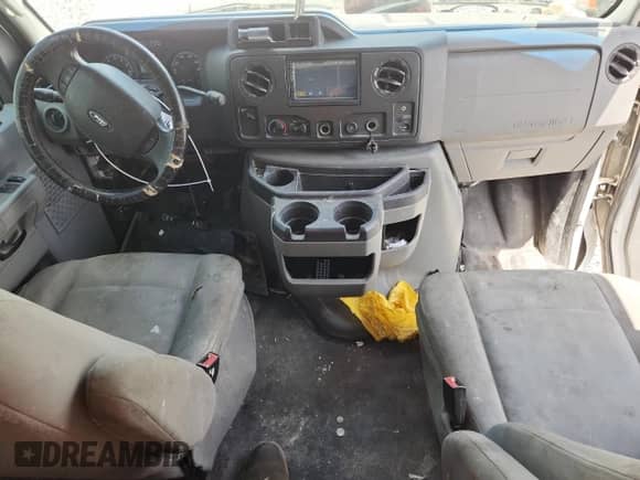 2013 Ford Econoline Cargo Commercial with VIN 1FTNE2EW1DDA46709, listed as a Copart auction lot 64098505 with 194,401 mi miles and Salvage title. Bid and sale history available at DreamBid. Image 8.
