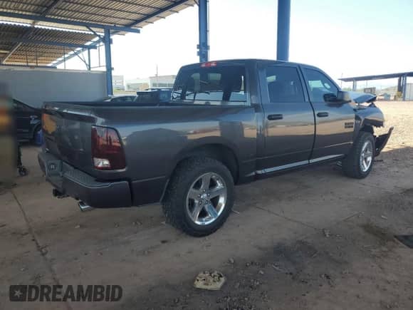 2016 Ram 1500 Express with VIN 3C6RR6KT2GG312101, listed as a Copart auction lot 56991665 with 67,921 mi miles and Salvage title. Bid and sale history available at DreamBid. Image 3.