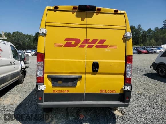 2023 Ram ProMaster Cargo с VIN 3C6LRVCG1PE563642, выставлен на аукционе Copart как лот 70175665 с пробегом 39 309 миль миль и Списание • Salvage title. История ставок и продаж доступна на DreamBid. Изображение 6.