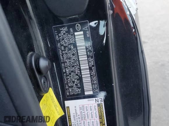 2012 Lexus IS 250 C z VIN JTHFF2C26C2522365, wystawiony jako Copart lot #86108584 z przebiegiem 142 111 mil mil oraz Szkoda całkowita • Salvage title. Historia ofert i sprzedaży dostępna na DreamBid. Obrazek 12.