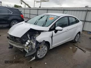 2016 Ford Fiesta S with VIN 3FADP4AJ3GM114308, listed as a Copart auction lot 58937005 with 67,286 mi miles and Salvage title. Bid and sale history available at DreamBid. Image 1.