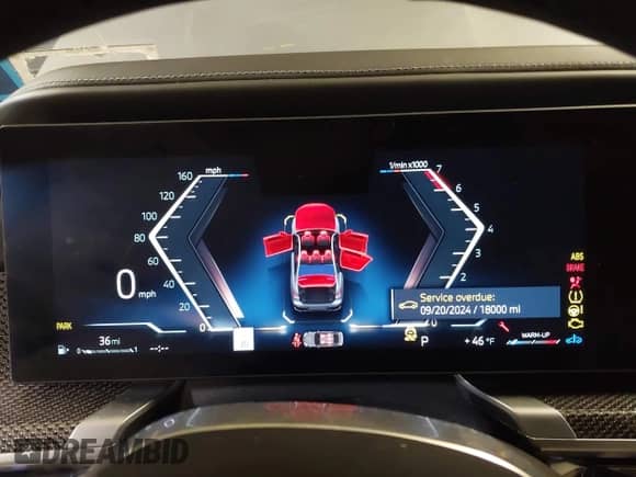 2023 BMW 7 Series 760i xDrive with VIN WBA33EJ09PCM90606, listed as a IAAI auction lot 41498342 with 36,838 mi miles and . Bid and sale history available at DreamBid. Image 7.