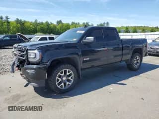 2017 GMC Sierra 1500 SLT z VIN 1GTV2NEJ6HZ105129, wystawiony jako Copart lot #58186405 z przebiegiem 160 738 mil mil oraz Szkoda całkowita • Salvage title. Historia ofert i sprzedaży dostępna na DreamBid. Obrazek 1.