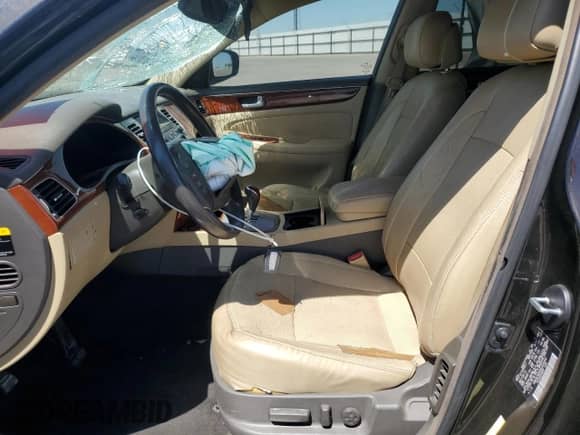2013 Hyundai Genesis 3.8L with VIN KMHGC4DD0DU243442, listed as a Copart auction lot 66400245 with 146,494 mi miles and Salvage title. Bid and sale history available at DreamBid. Image 7.