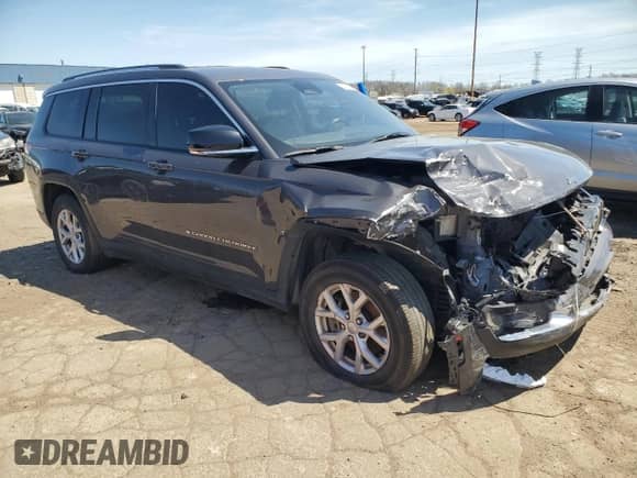 2022 Jeep Grand Cherokee Limited with VIN 1C4RJKBG7N8555109, listed as a Copart auction lot 53990495 with 29,311 mi miles and Clean title. Bid and sale history available at DreamBid. Image 4.