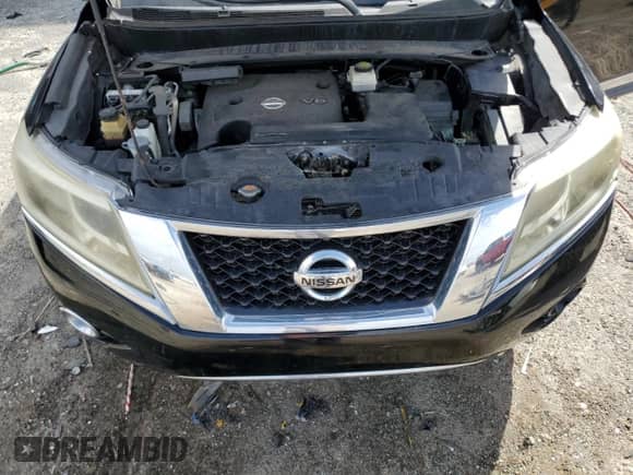 2014 Nissan Pathfinder S with VIN 5N1AR2MN7EC635276, listed as a Copart auction lot 85777095 with 172,191 mi miles and Salvage title. Bid and sale history available at DreamBid. Image 12.