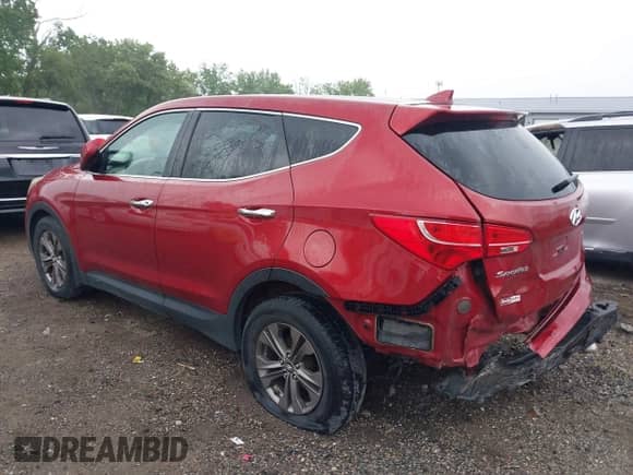 2013 Hyundai Santa Fe Sport with VIN 5XYZTDLB5DG023342, listed as a IAAI auction lot 42488472 with 177,657 mi miles and . Bid and sale history available at DreamBid. Image 3.
