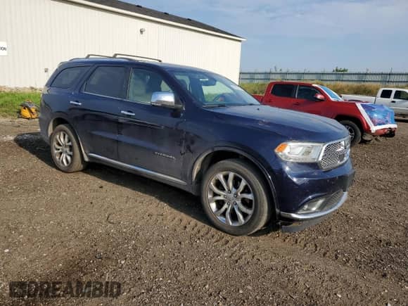 2017 Dodge Durango Citadel Anodized Platinum with VIN 1C4RDJEG5HC709914, listed as a Copart auction lot 68637435 with 176,302 mi miles and Clean title. Bid and sale history available at DreamBid. Image 4.