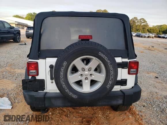 2017 Jeep Wrangler Sport with VIN 1C4AJWAG6HL612004, listed as a Copart auction lot 52584185 with 87,583 mi miles and Salvage title. Bid and sale history available at DreamBid. Image 6.