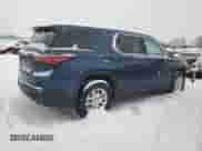 2022 Chevrolet Traverse LS z VIN 1GNEVFKW5NJ104147, wystawiony jako Copart lot #88912525 z przebiegiem 57 052 mil mil oraz Szkoda całkowita • Salvage title. Historia ofert i sprzedaży dostępna na DreamBid. Obrazek 3.