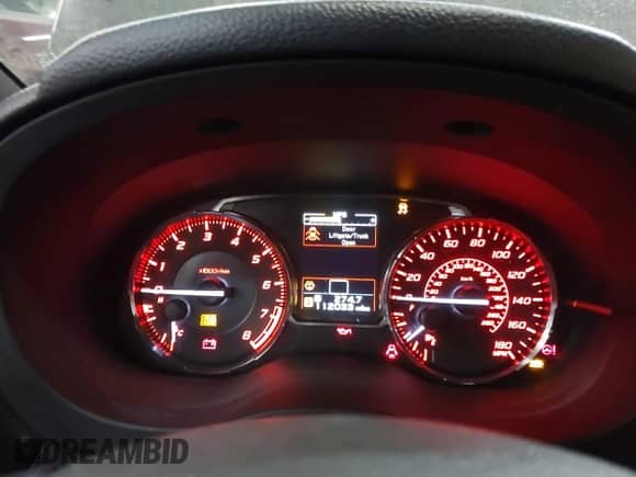 2017 Subaru WRX Premium with VIN JF1VA1E66H9810090, listed as a IAAI auction lot 43375896 with 112,033 mi miles and . Bid and sale history available at DreamBid. Image 7.