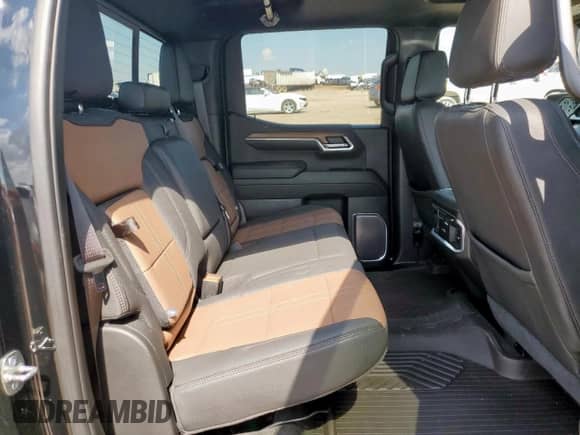 2023 Chevrolet Silverado 1500 High Country with VIN 1GCUDJE81PZ264988, listed as a Copart auction lot 63338175 with 50,477 mi miles and Salvage title. Bid and sale history available at DreamBid. Image 10.