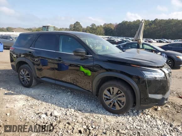 2022 Nissan Pathfinder S with VIN 5N1DR3AA5NC207176, listed as a Copart auction lot 77777744 with 118,990 mi miles and Salvage title. Bid and sale history available at DreamBid. Image 4.